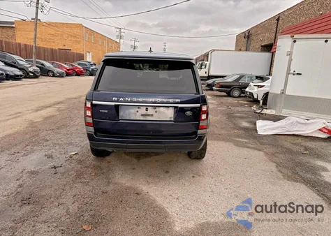 2016 Land Rover Range Rover Hse z USA, uszkodzony, nr VIN SALGS2VF5GA263311